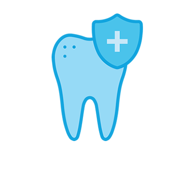 shield over tooth icon