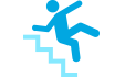 falling down stairs icon