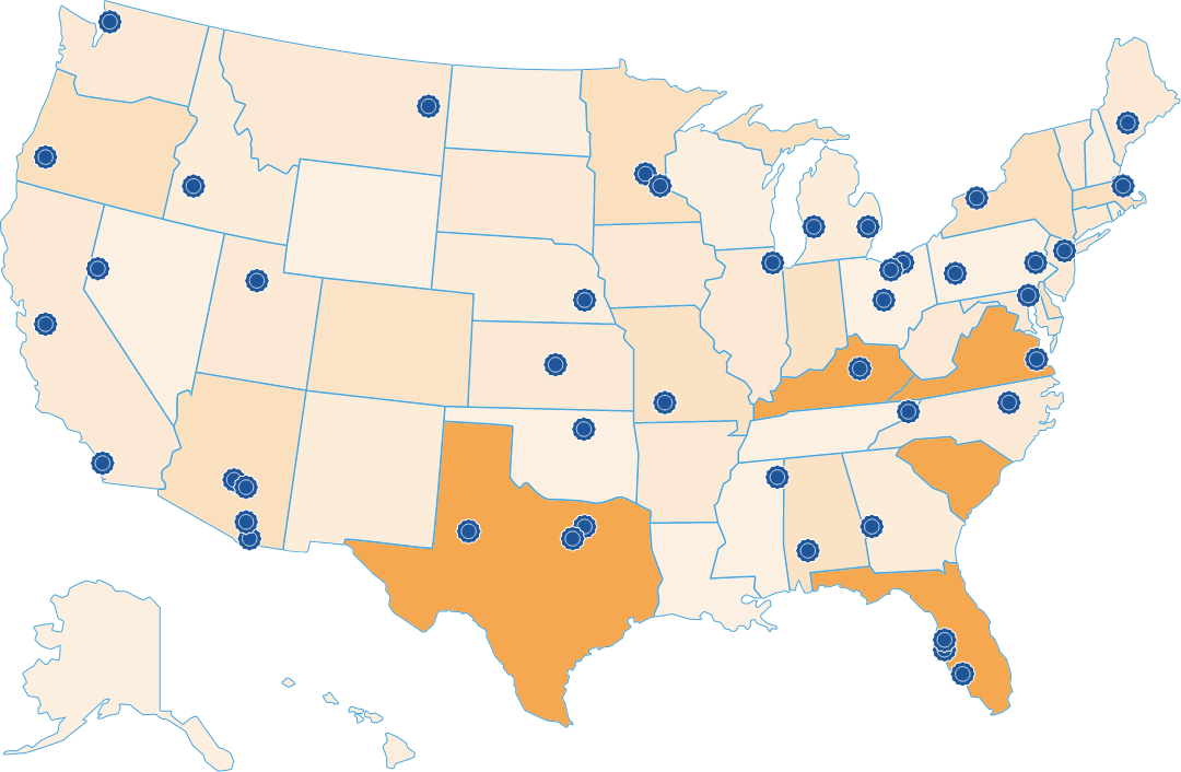 Map of the USA