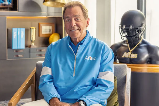 Nick Saban Talks Relationship With Aflac + Deion Sanders