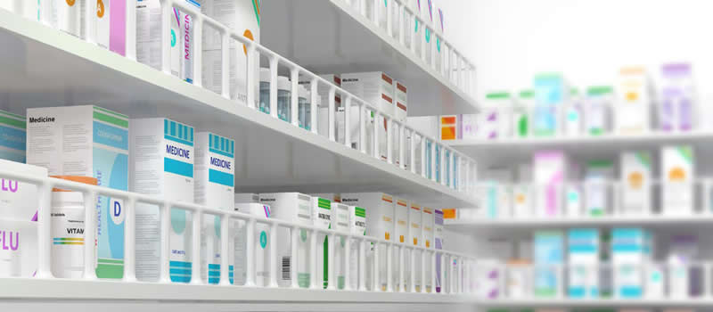 pharmacy shelf