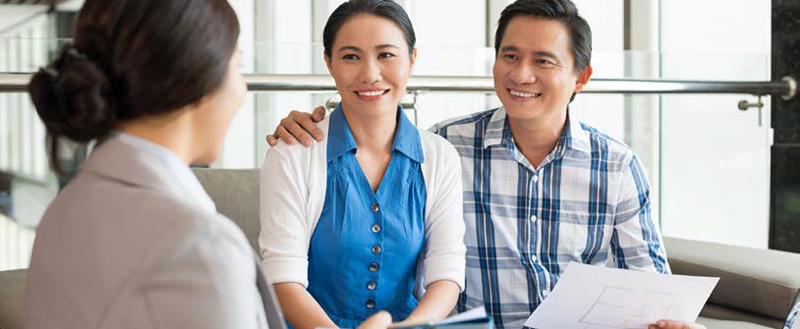 couple having a discussion with a physician