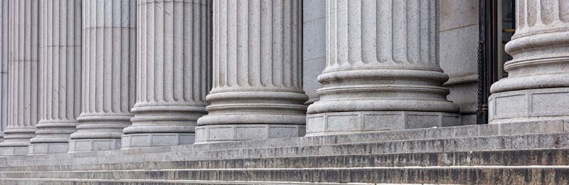 columns on a historic building in Washington, D.C.