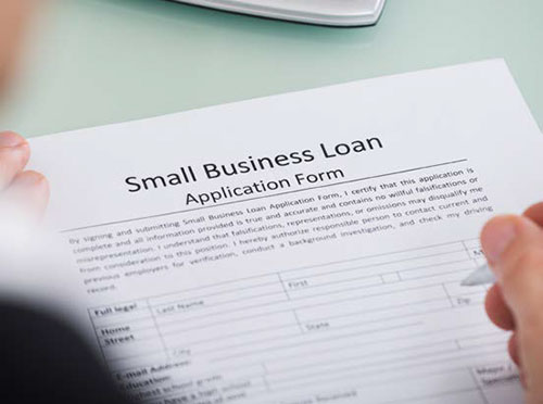 small business loan application form