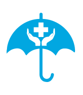 health umbrella icon