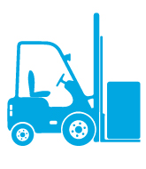 transportation and warehousing icon