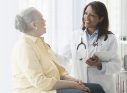 woman and doctor having a discussion