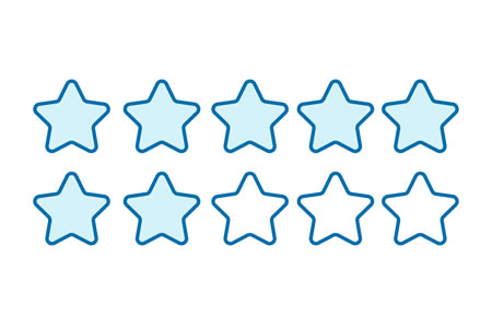 7 out of 10 stars icon