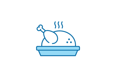 roasted turkey icon