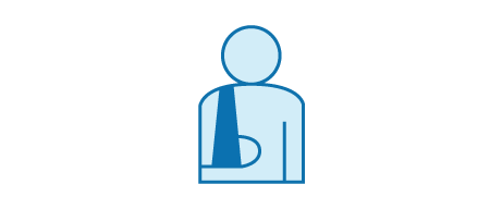 broken arm icon