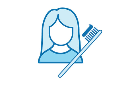 daughter toothbrush icon