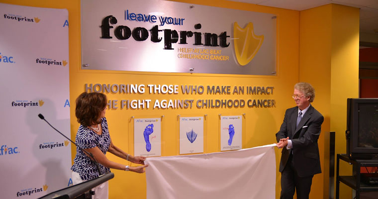 Footprint awards wall reveal