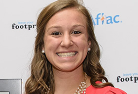 Footprints honoree: Caitlyn Mortus