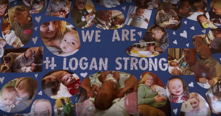 We are Logan Strong picture board