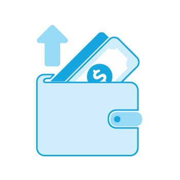 money in wallet icon