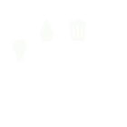 home with utility icons icon