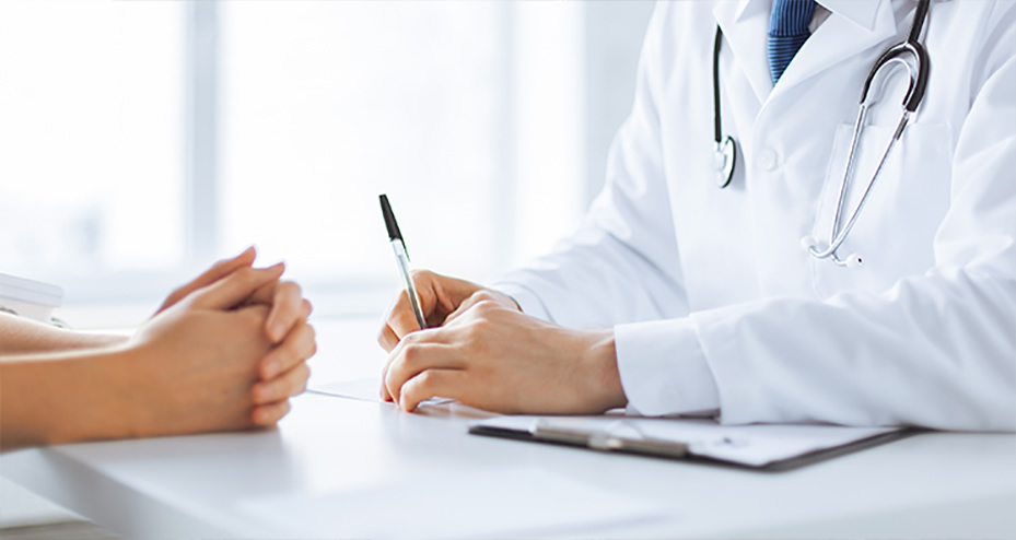 Doctor discussing treatment plans with patient