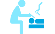 dentist performing procedure icon