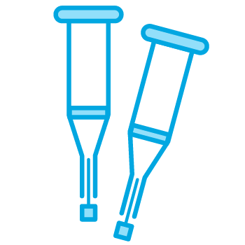 crutches icon