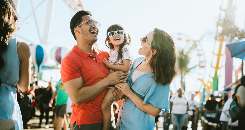 family at the fair