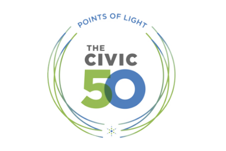 Points of Lights’ The Civic 50 List logo